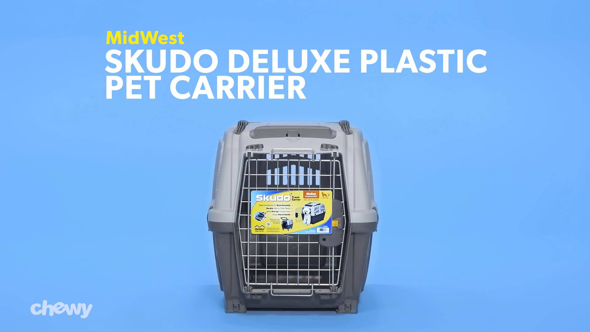 midwest skudo deluxe plastic pet carrier