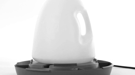 Blue Unheated No Roost Top /& Non-Spill Refill K/&H Pet Products Poultry Waterer 2.5gal.