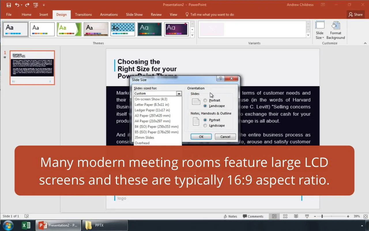 What S The Right Size For Your Powerpoint Slides