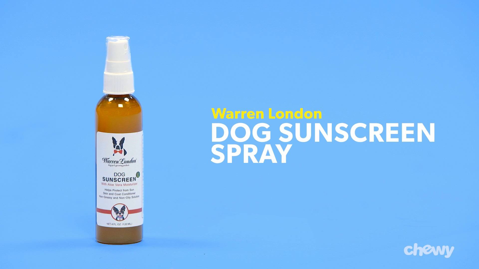 dog sunscreen spray