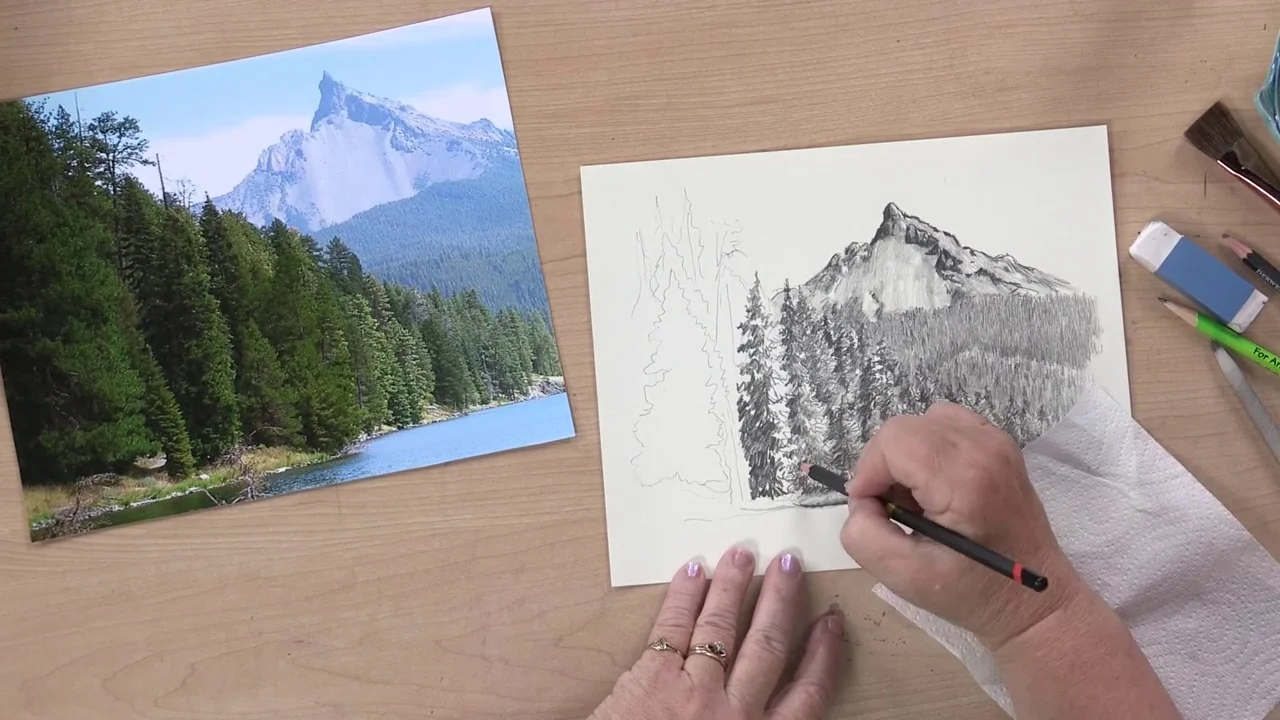 Featured image of post Beginner Realistic Mountain Drawing