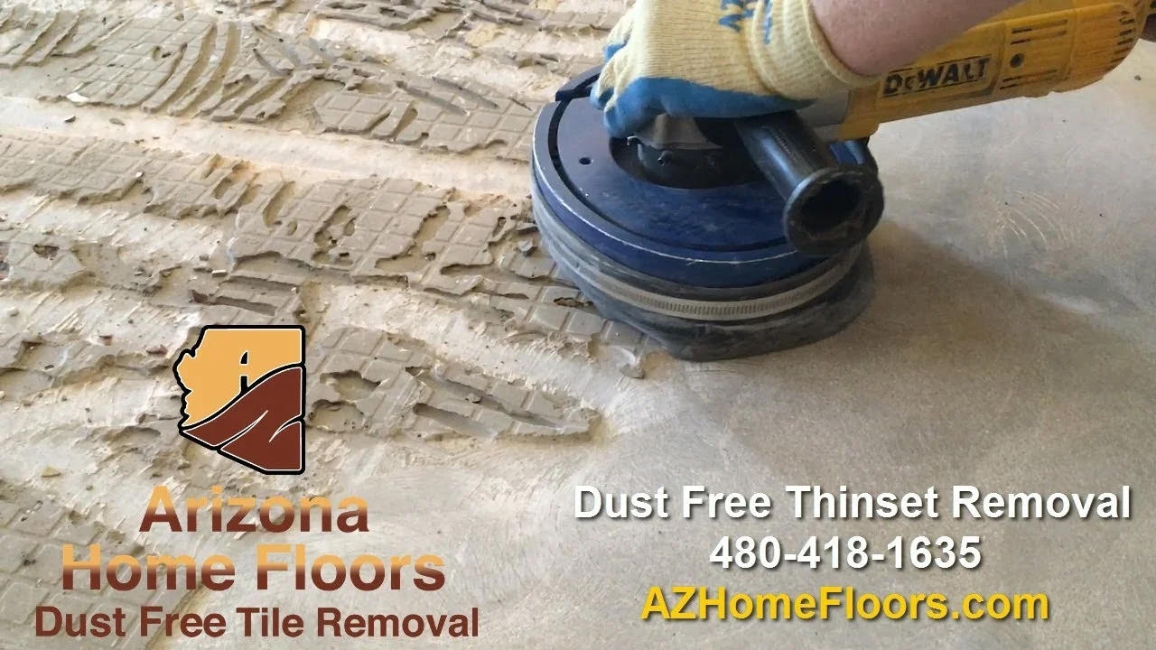 How To Remove Thinset Dust Free The, How To Remove Tile Mastic From Cement Floor