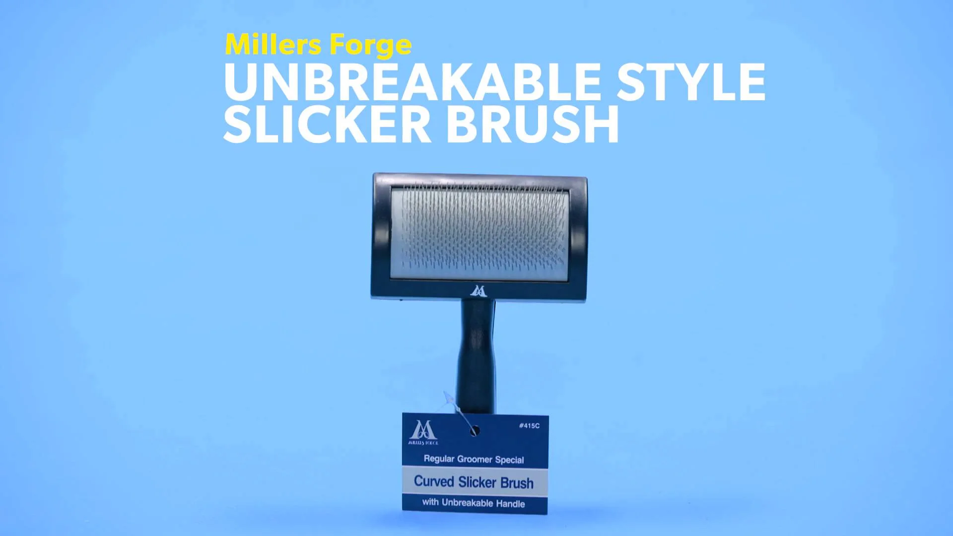 millers forge curved slicker brush