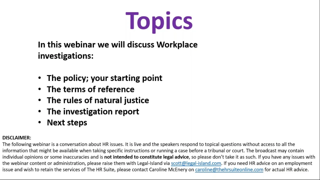 Let’s discuss Workplace Investigations In Workplace Investigation Report Template