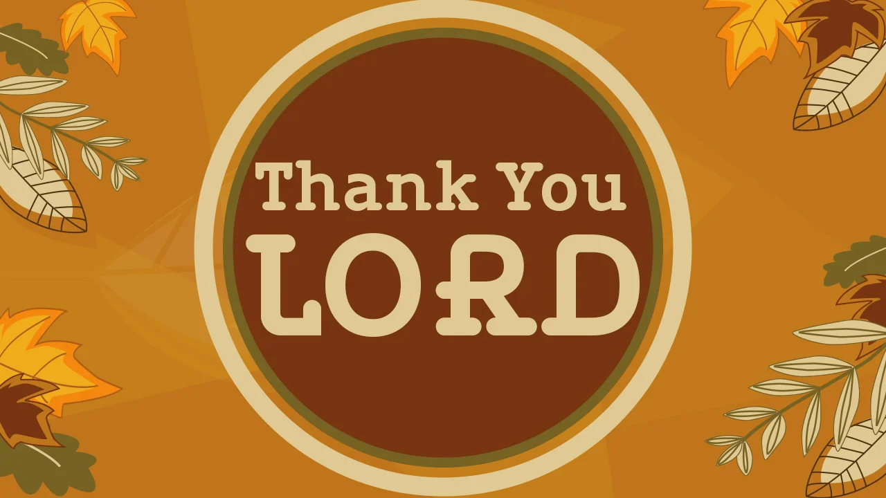 Thank You Lord