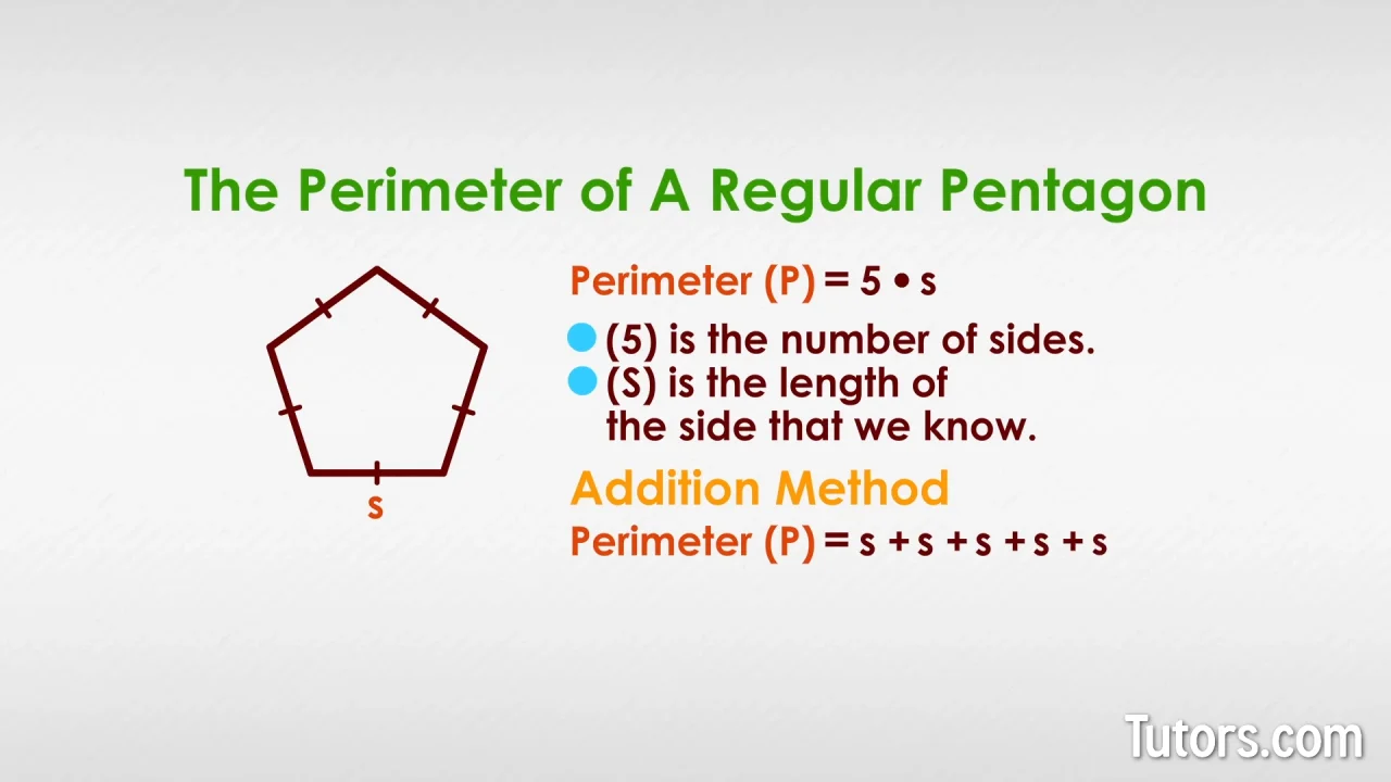 How To Find The Perimeter Of A Pentagon Formula Example