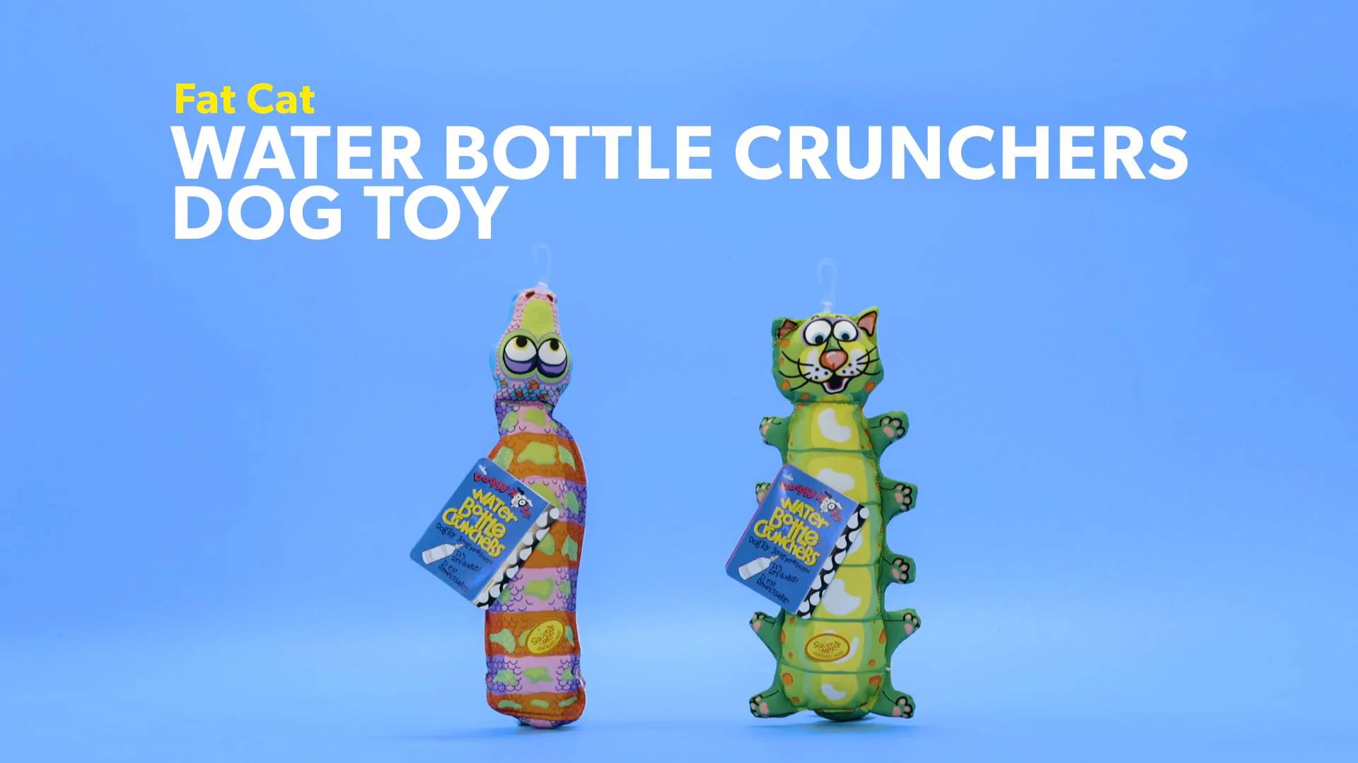 water bottle dog toy cruncher