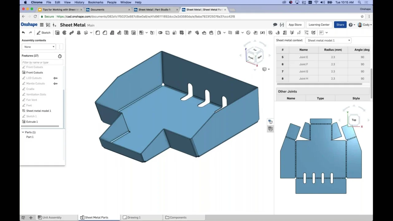 Tips For Working With Sheet Metal Flat Patterns