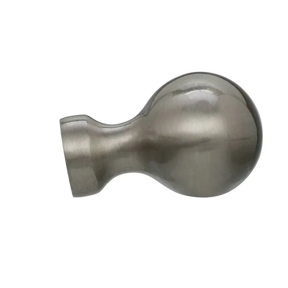 Satin Nickel Amerock BP53014-G10 1-3/8 Length Oval Cabinet Knob from the Allison Value Collection