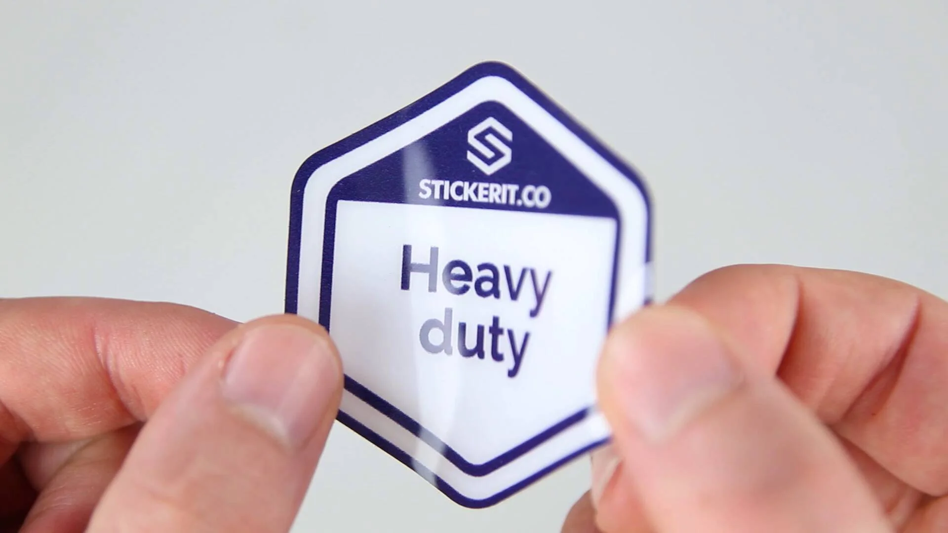 custom heavy duty stickers