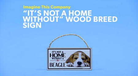 Imagine This Wood Sign for Schnauzer Dog Breeds