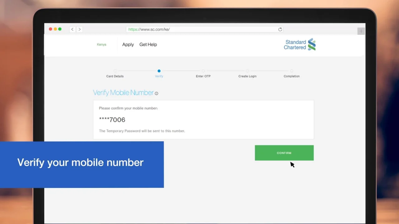 Online Banking How To Register For Online Banking Standard Chartered Kenya