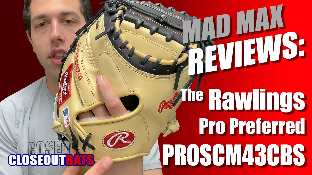 Rawlings Pro Preferred Series Catchers Mitt RPROSCM43CBS Baseball Glove 34  Right Hand Throw - Ballgloves