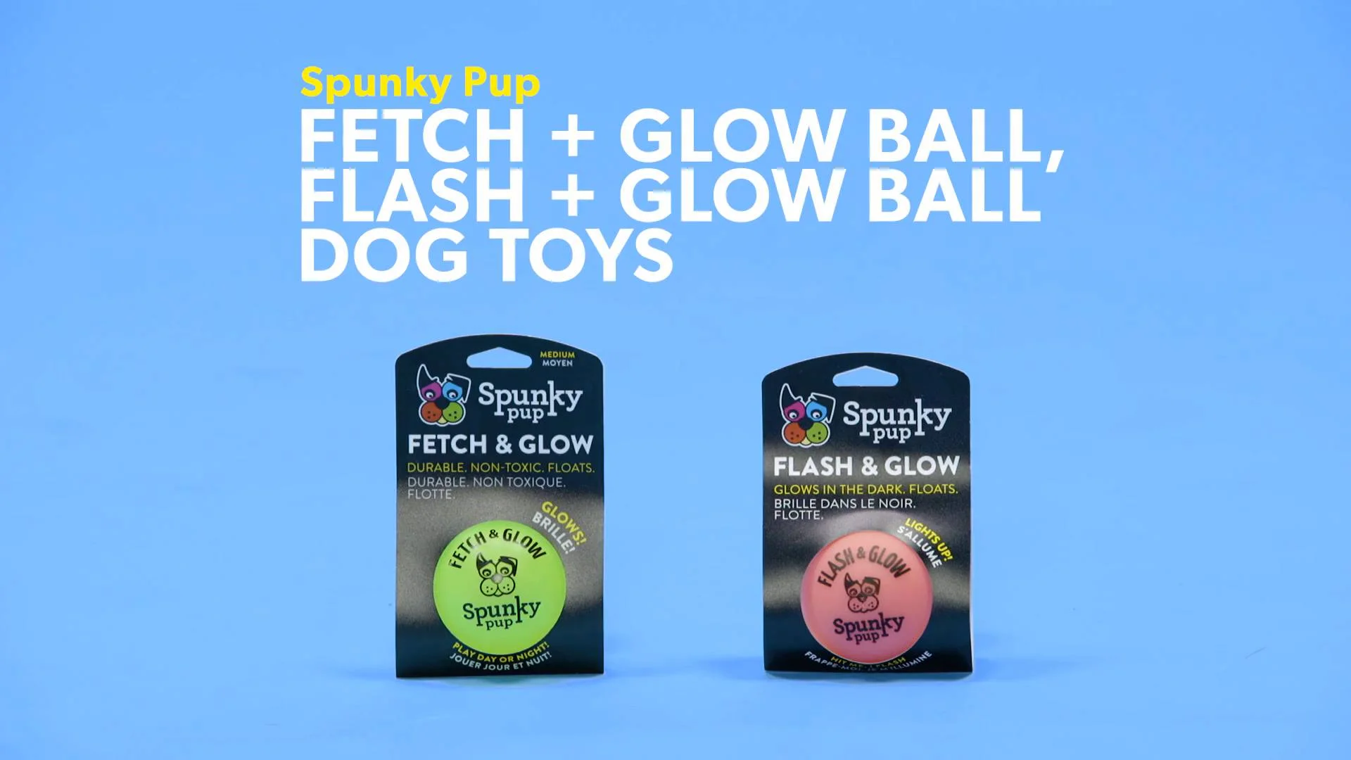 spunky pup fetch and glow