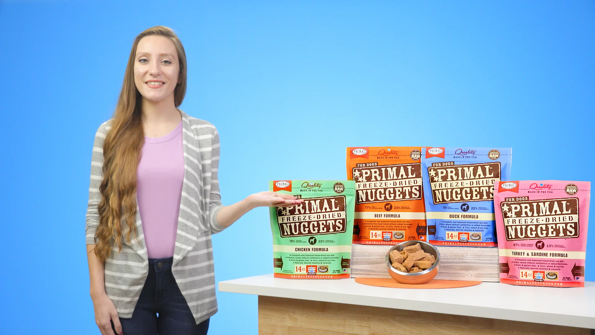 primal raw freeze dried dog food