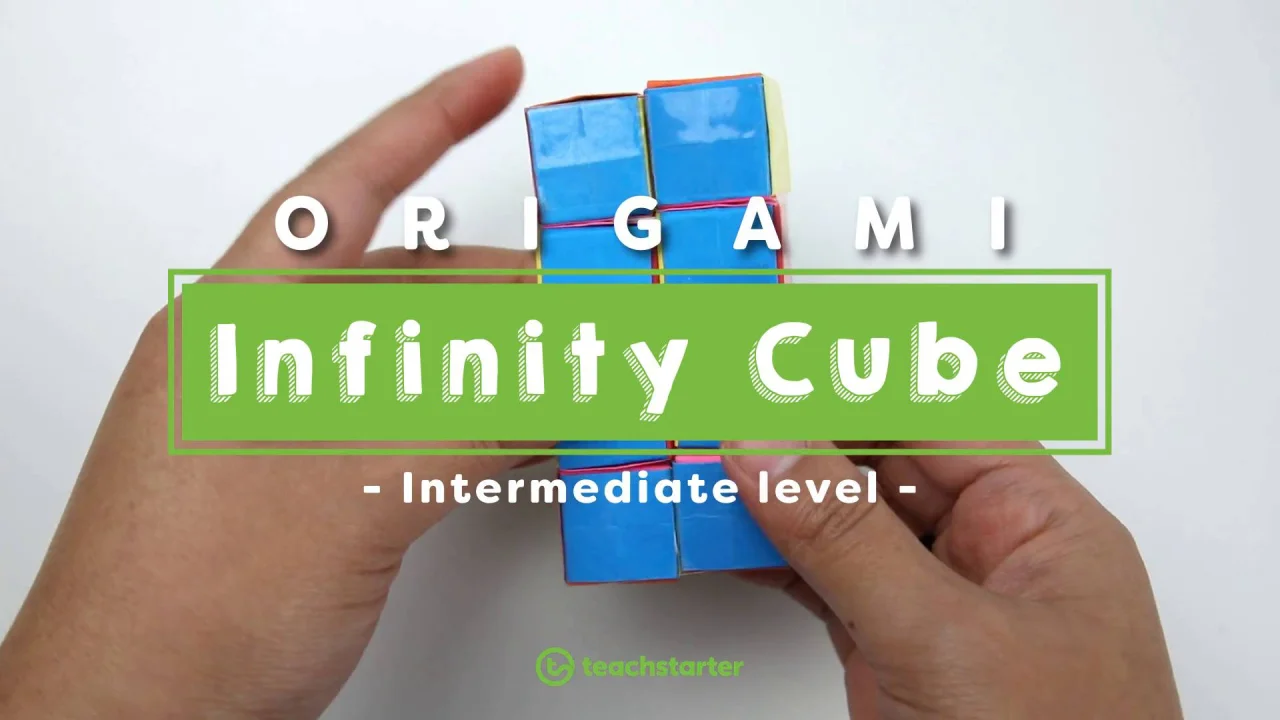 How To Make An Origami Infinity Cube Video Photo Instructions