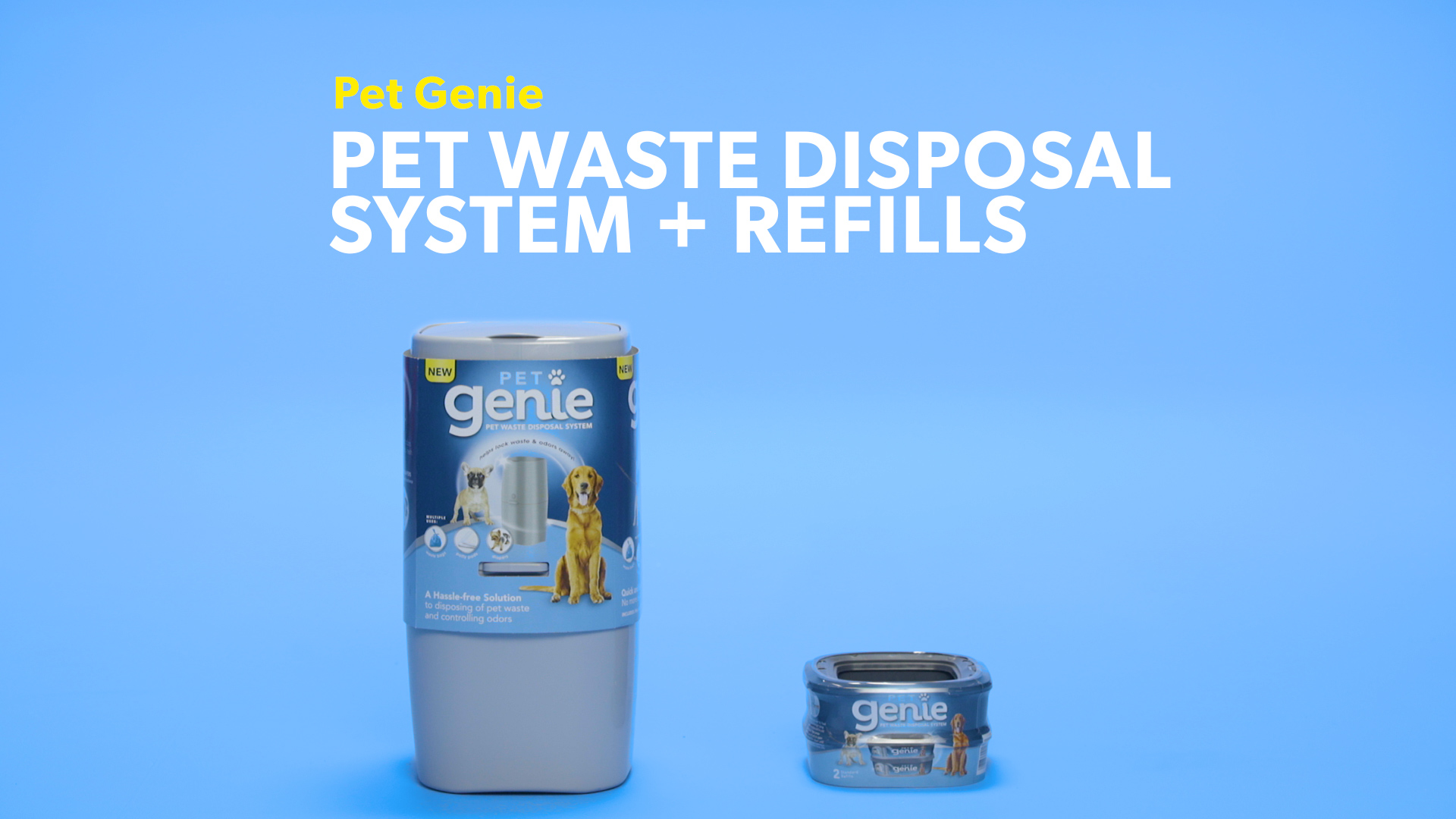 genie pet waste disposal system