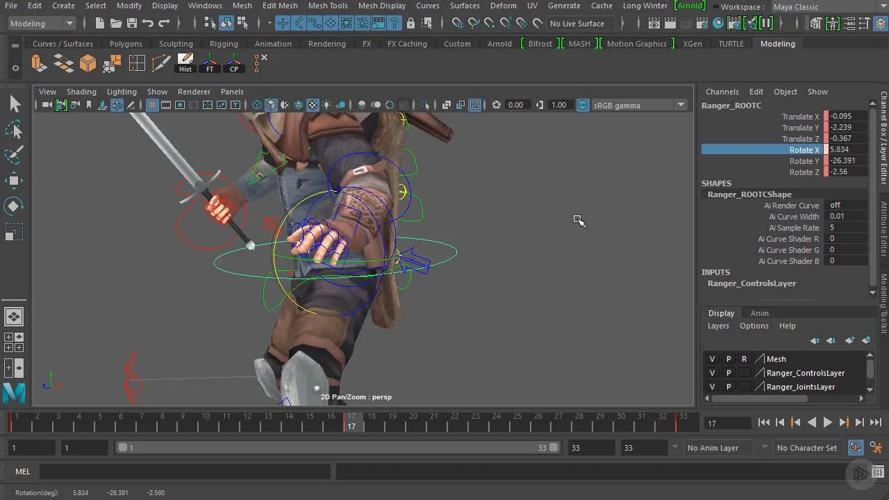 Maya Animation: Animate a Character Cycle in Maya 2018 (Part 1 ...