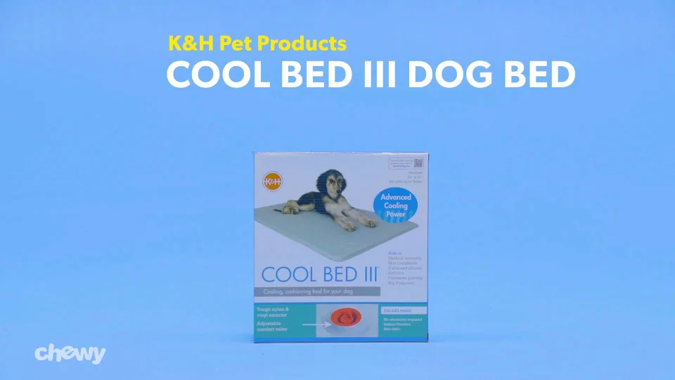 K H Pet Products Cool Bed Iii Dog Pad Grey Small Chewy Com