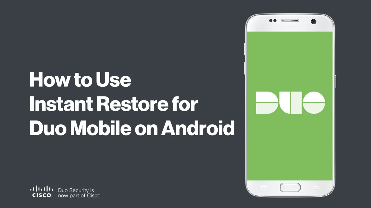 Duo Restore Guide To Two Factor Authentication Duo Security