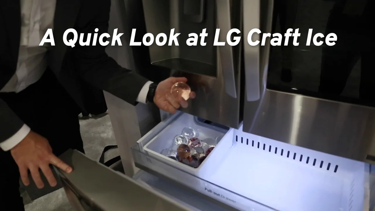 Lg Craft Ice Refrigerators Round Ice Maker For Craft Drinks Lg Usa