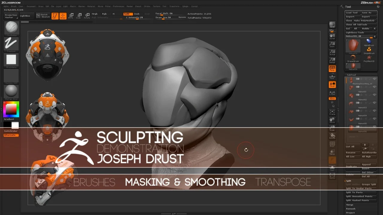 Zclassroom Lesson Sculpting Masking Smoothing