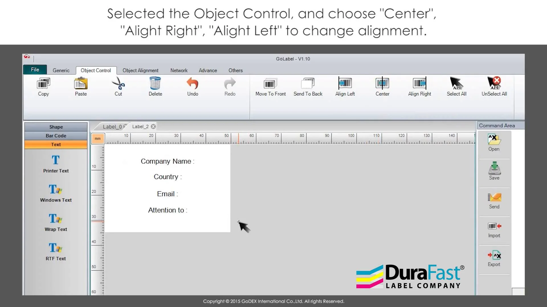 golabel software download