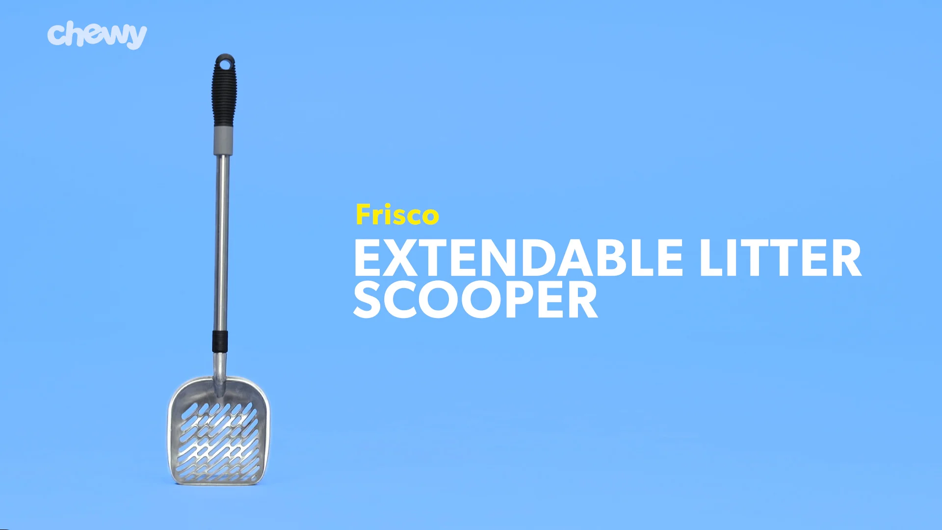 extendable cat litter scoop