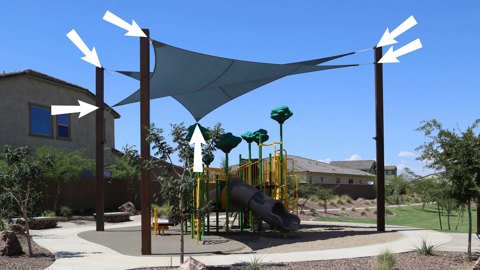 wind sail shade