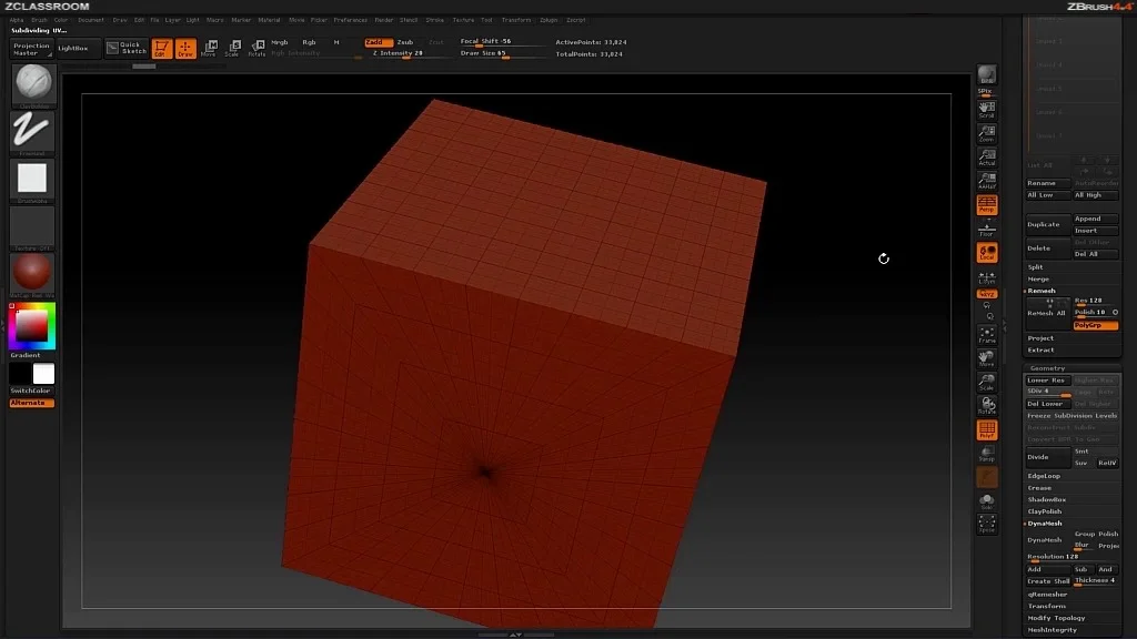 ZClassroom Lesson - Subdividing Intro