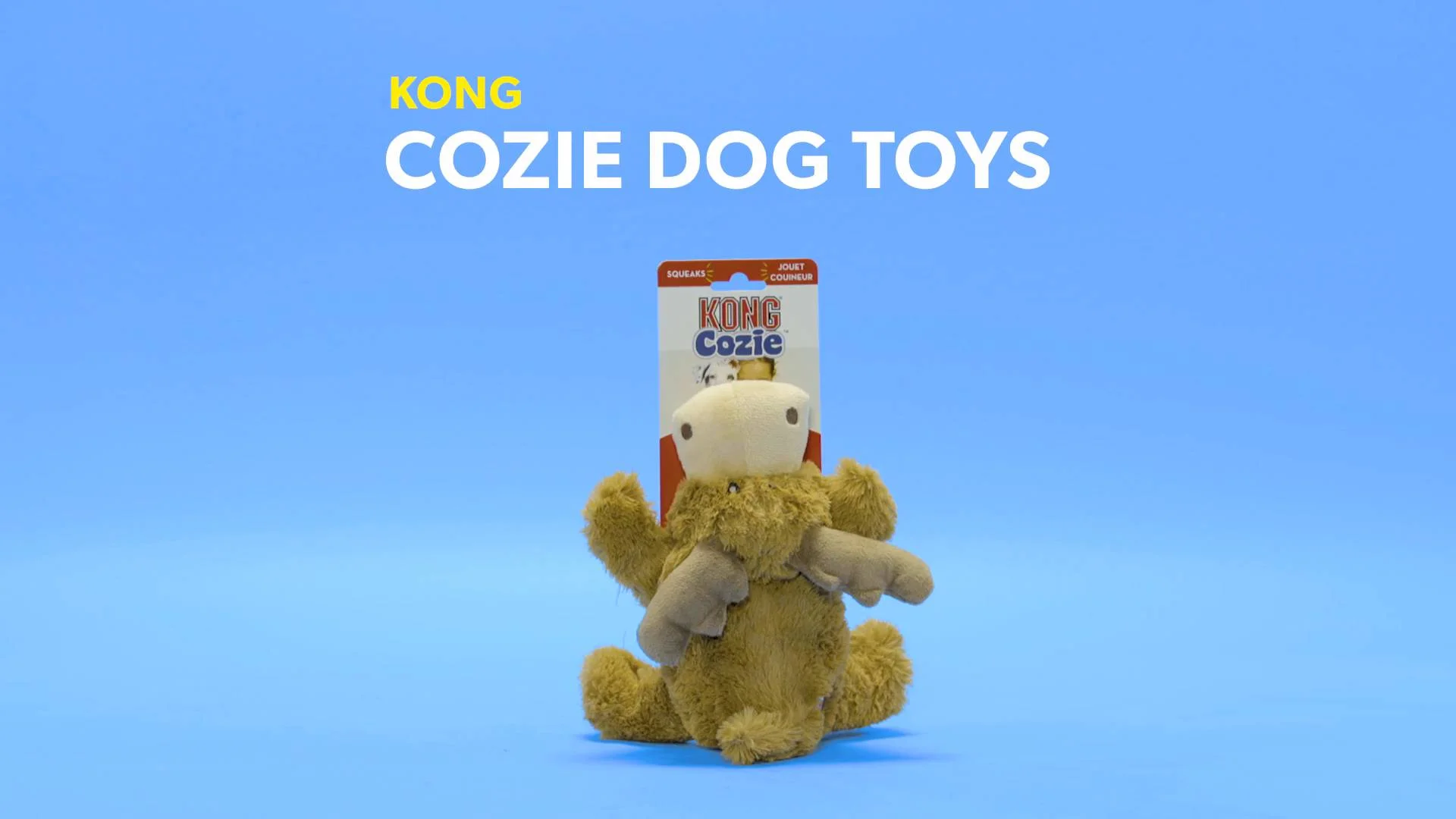 kong cozie plush dog toys