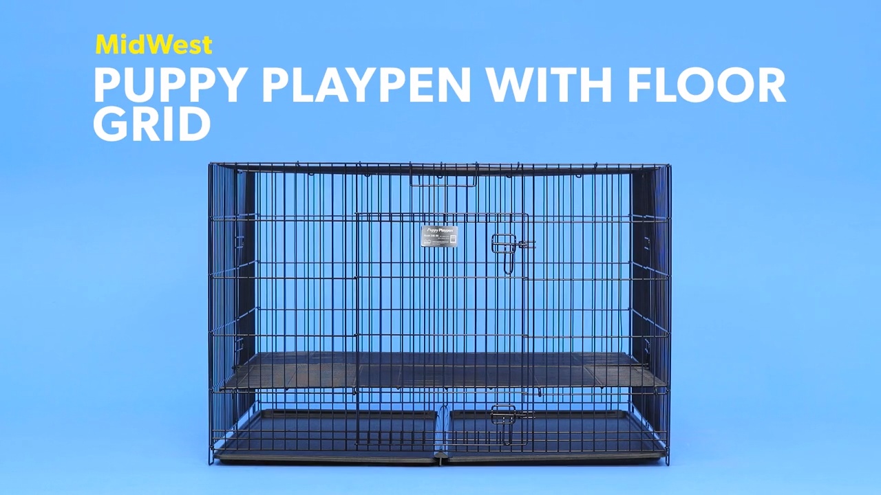 puppy playpen and crate