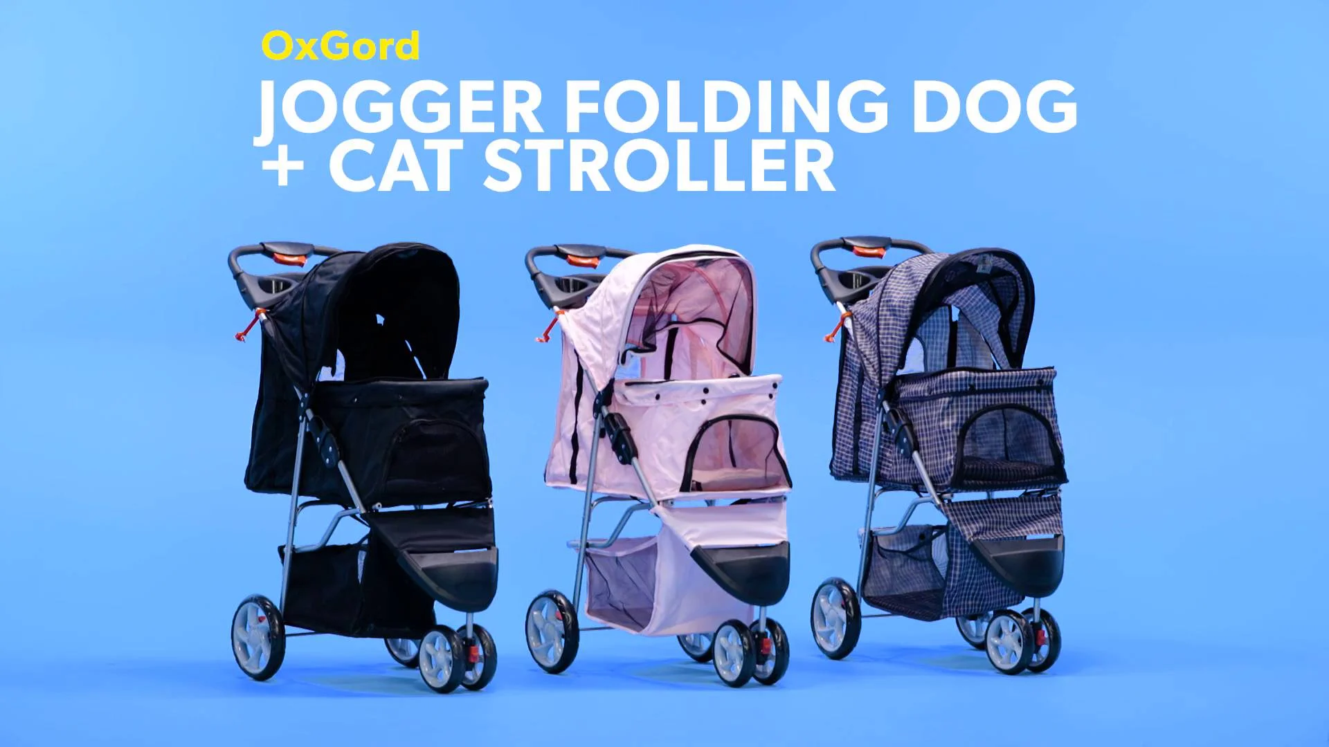 paws & pals jogger folding dog & cat stroller
