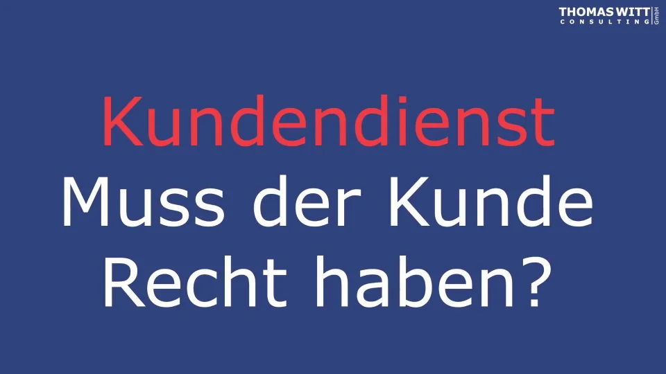 Konstruktive Kritikgespräche - Thomas Witt