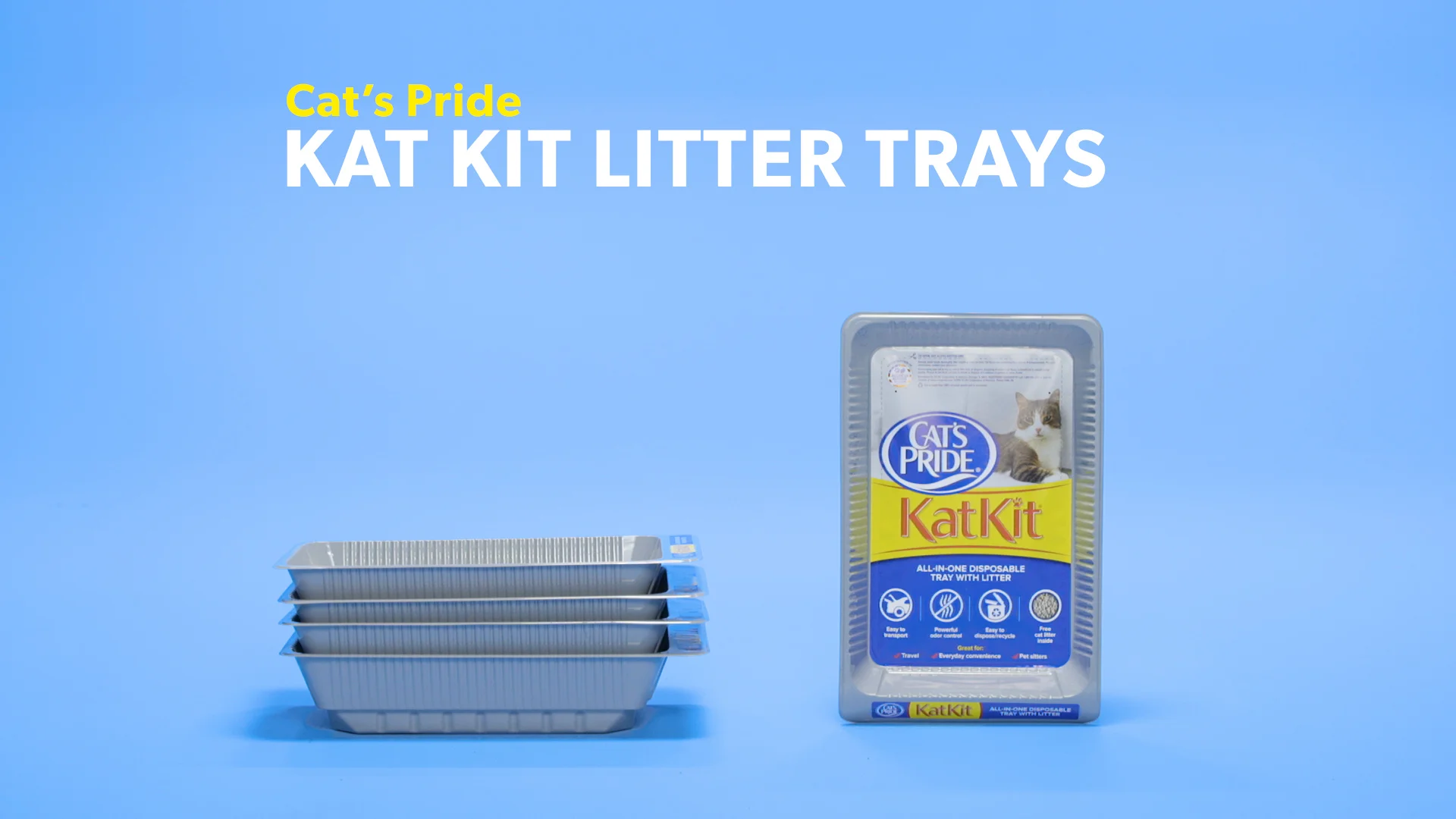 cat's pride katkit disposable trays