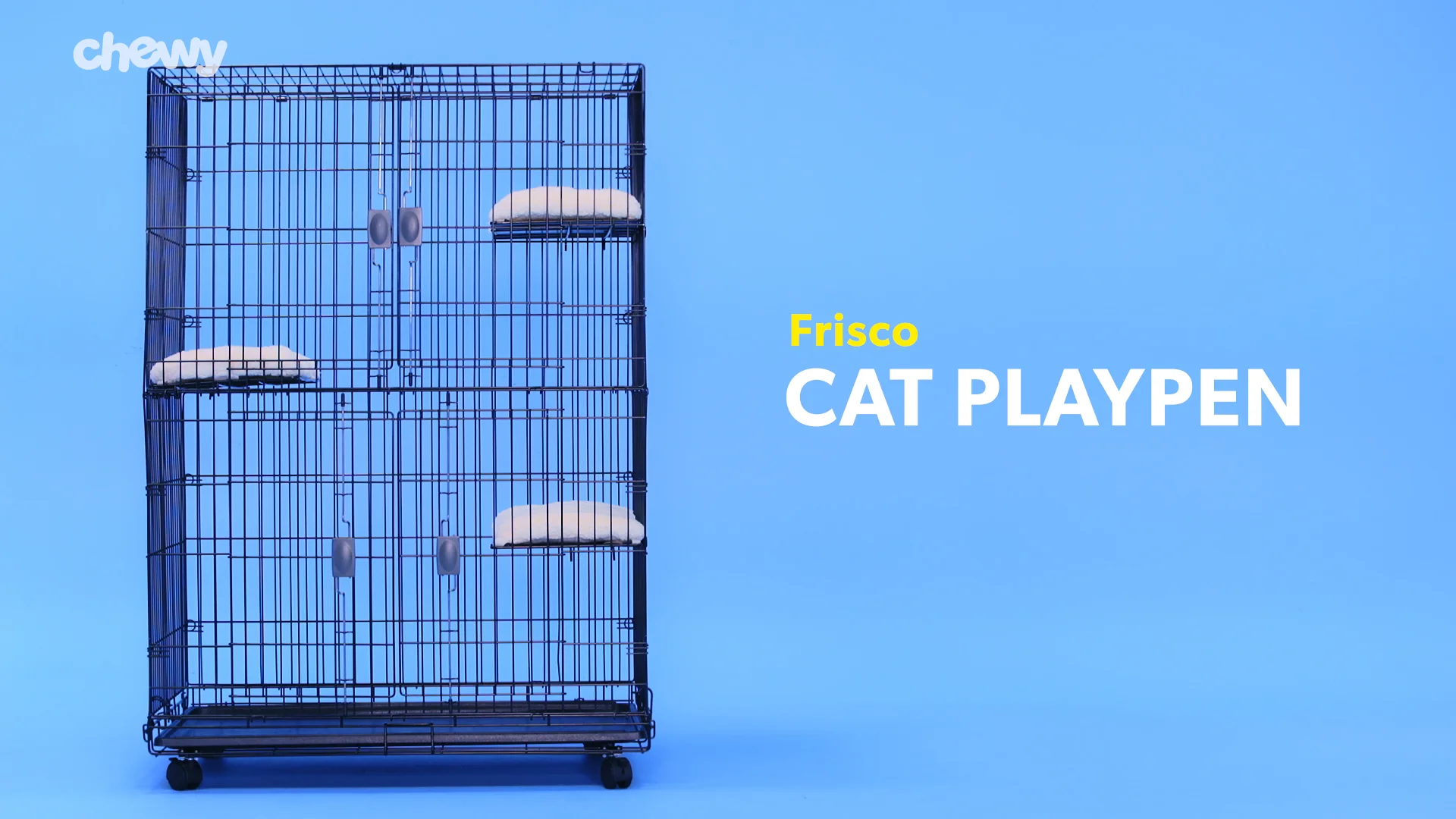 collapsible cat cage