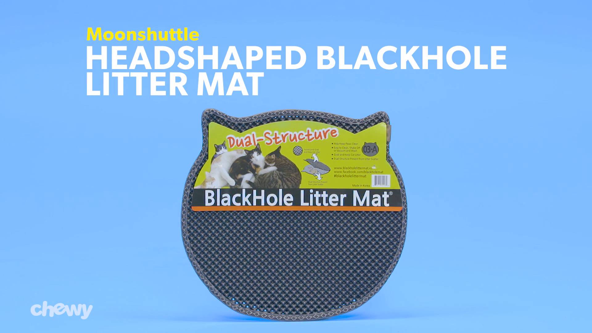 moonshuttle blackhole litter mat