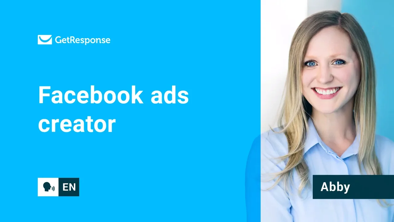 How To Create An Ad With Facebook Ads Integration Getresponse Help