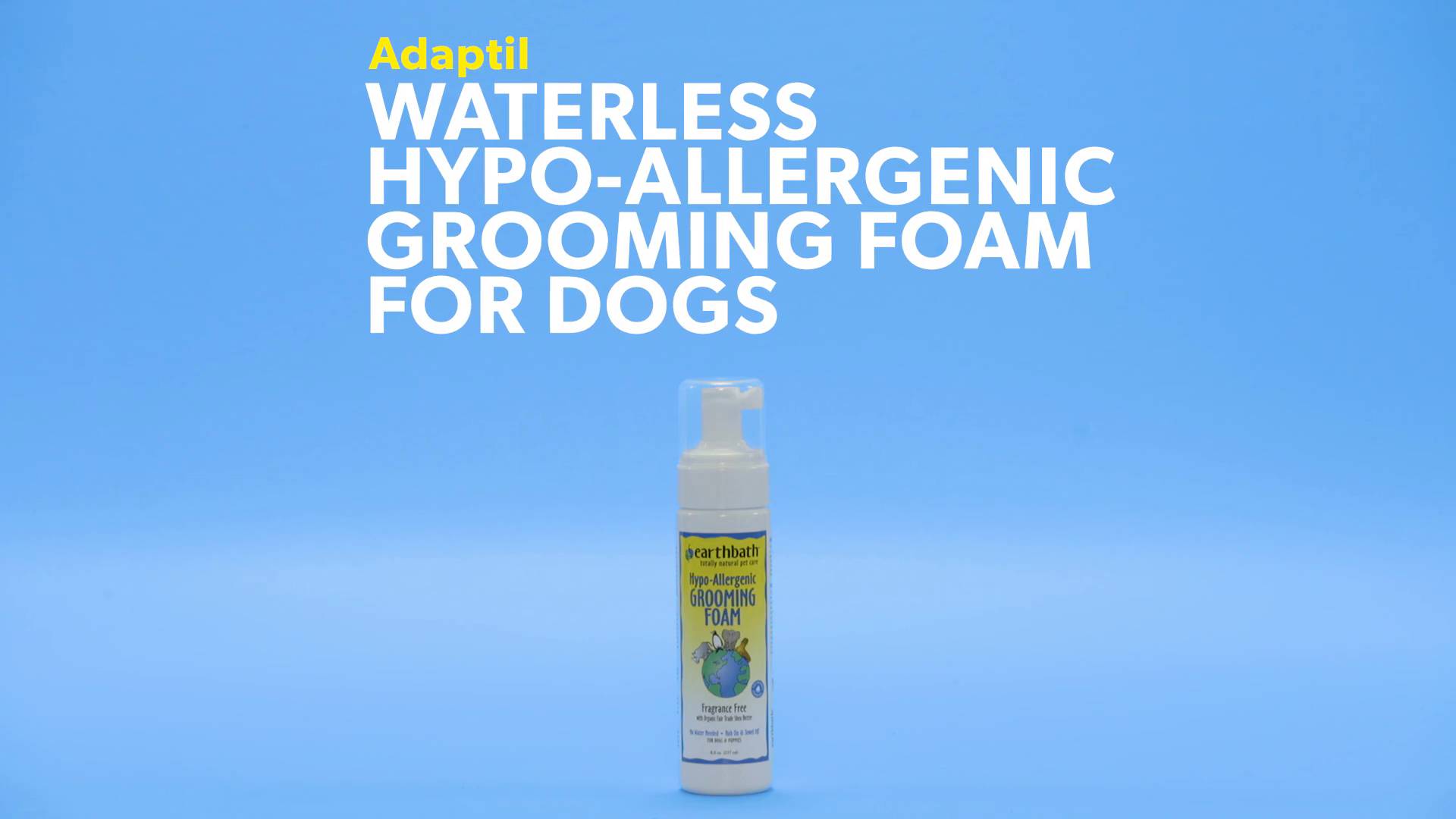 earthbath grooming foam