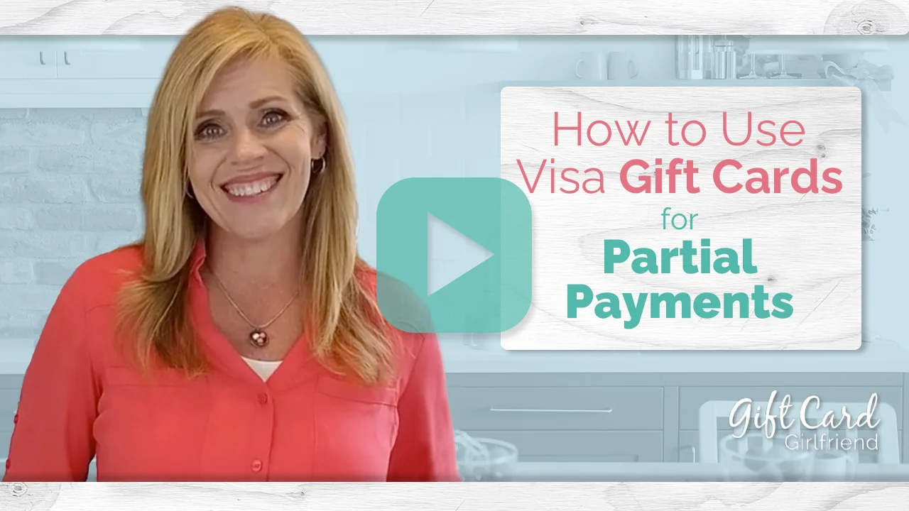 How to Use Visa Gift Cards Online for Partial Payment | GCG