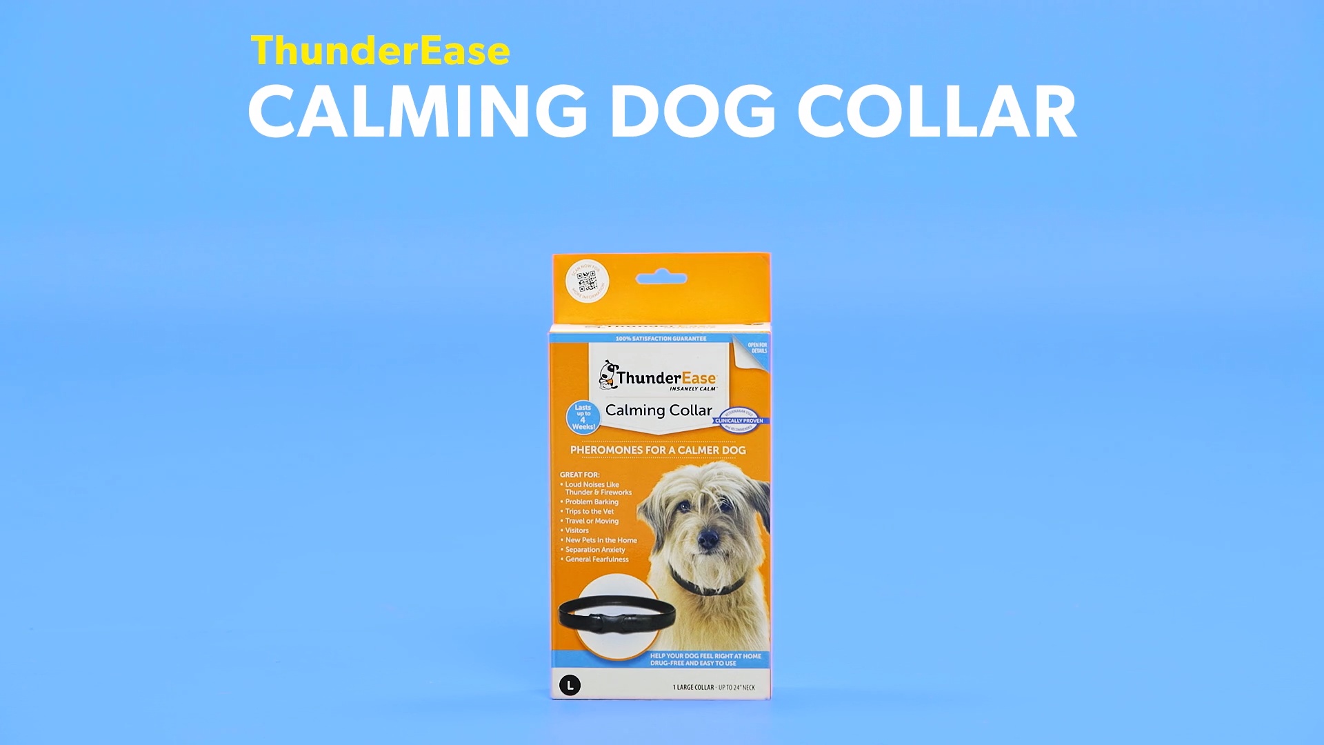 thunderease dog calming collar