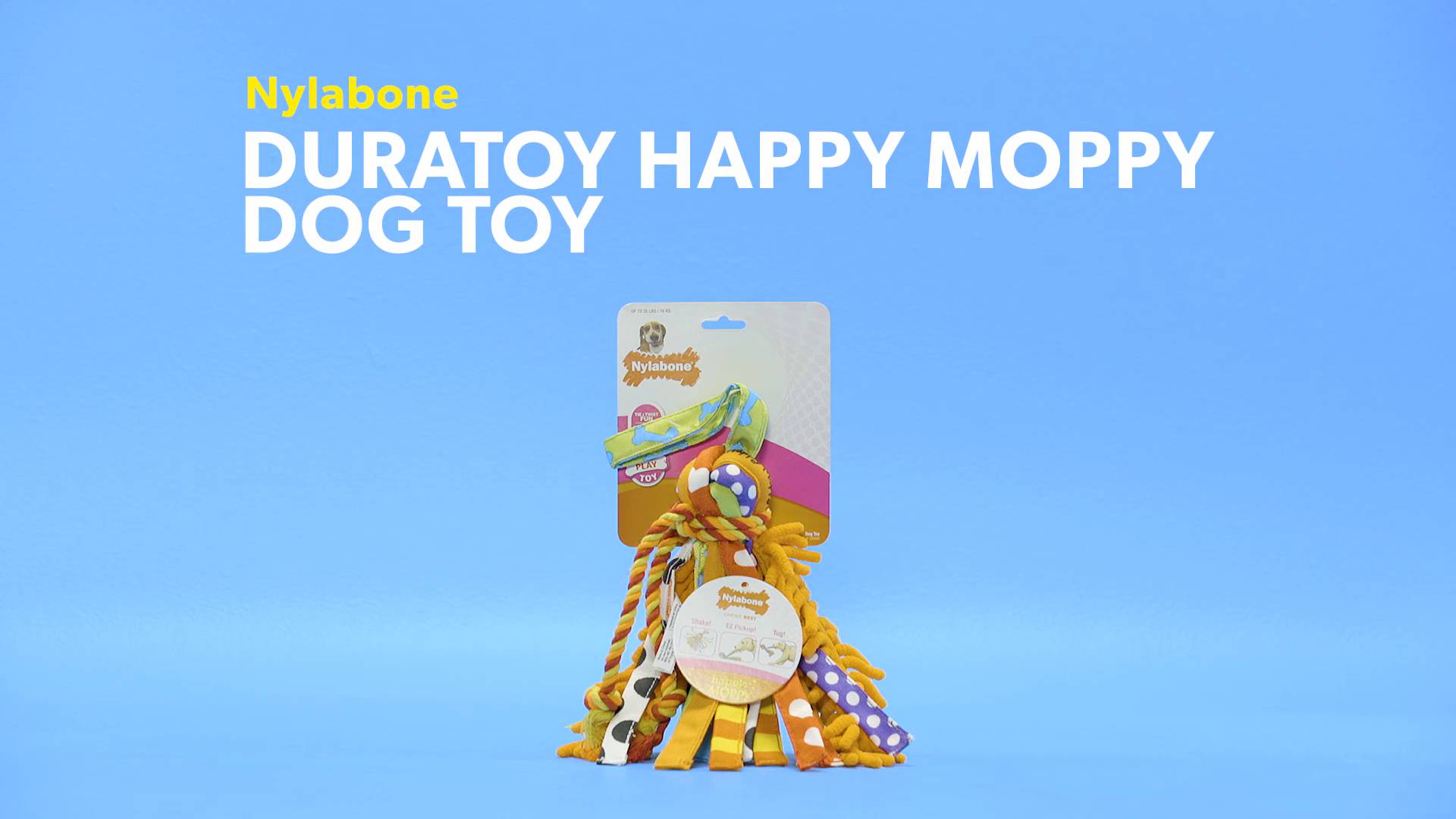 Pet Supplies Nylabone Happy Moppy Interactive Dog Toy Large Toys