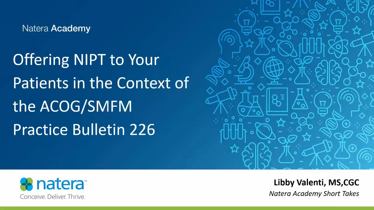offering nipt to patients in the context of acog 226