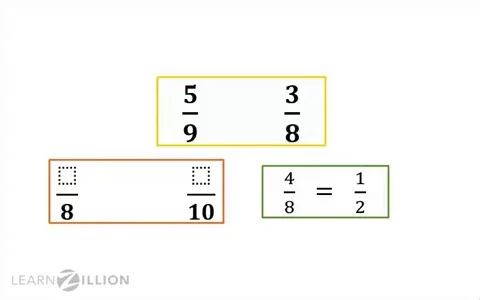 Compare Fractions Using Less Than 1 2 Or More Than 1 2 Learnzillion