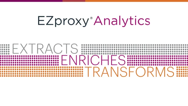 EZproxy Analytics - Extracts - Enriches - Transforms