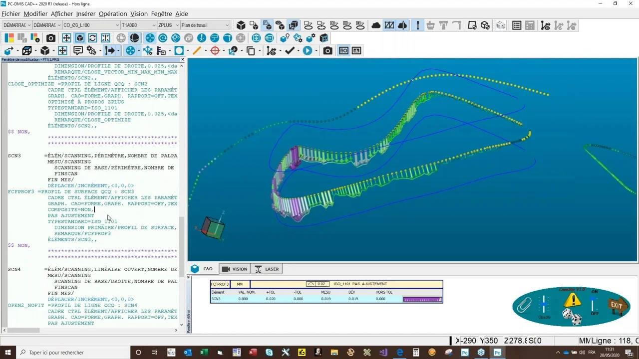 Pc Dmis Analyse De Forme Iso Et Methodes D Optimisations Hexagon Manufacturing Intelligence