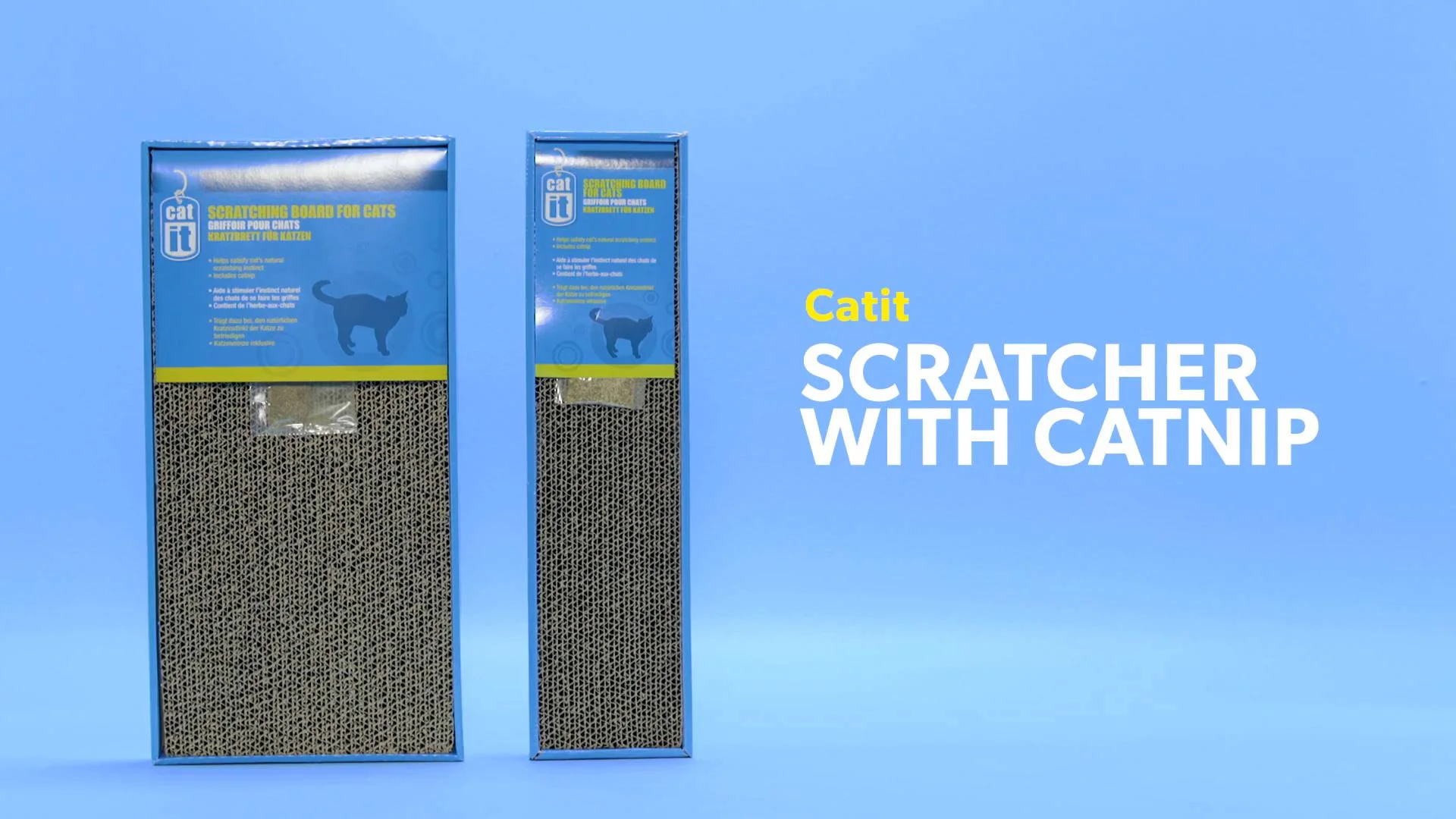 catit scratcher with catnip