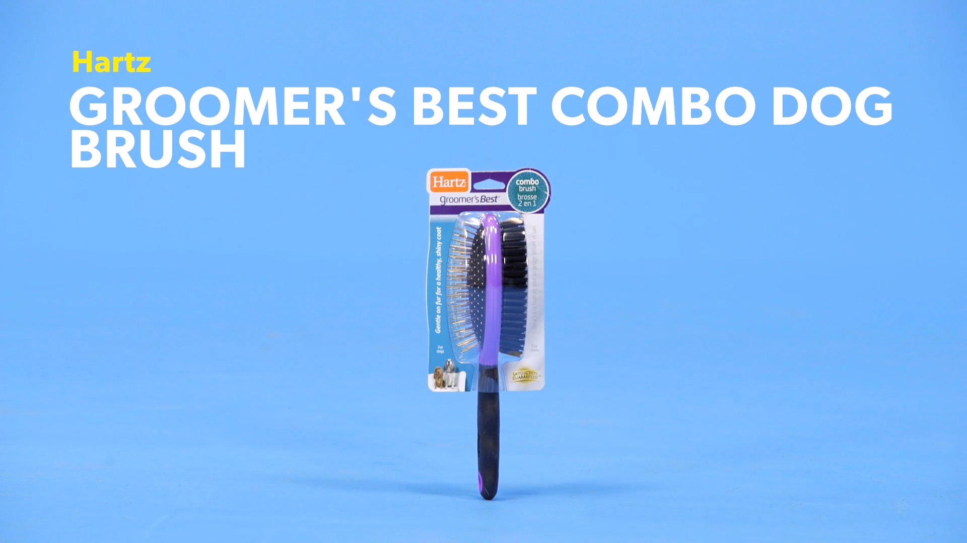 hartz groomer's best combo dog brush