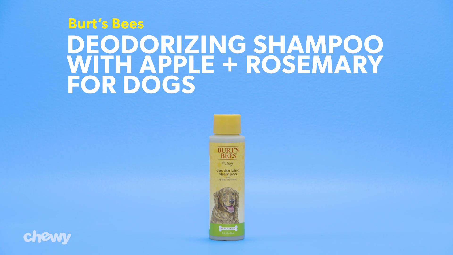 burt's bees deodorizing dog shampoo