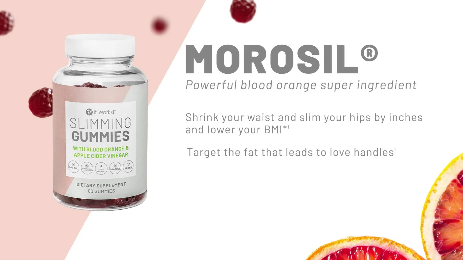 3 X It Works! Slimming Gummies MOROSIL Apple Cider Morocco